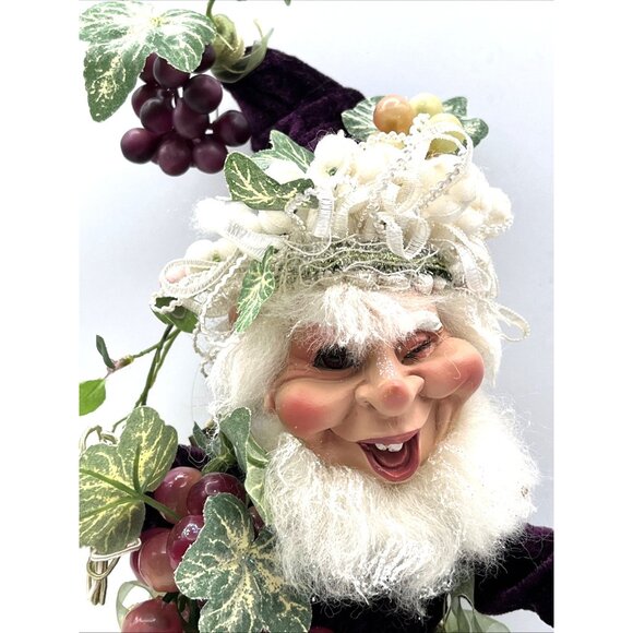 Mark Roberts Winking Wine Maker Fairy Elf 12 Inches Tall - Picture 6 of 11